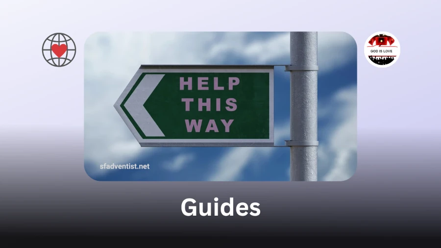 Guide on a poll.