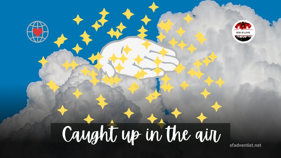 Caught up in the air.