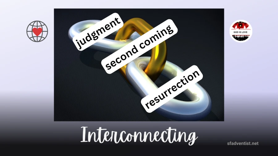 Interconnecting judgment and resurrection through the second coming.
