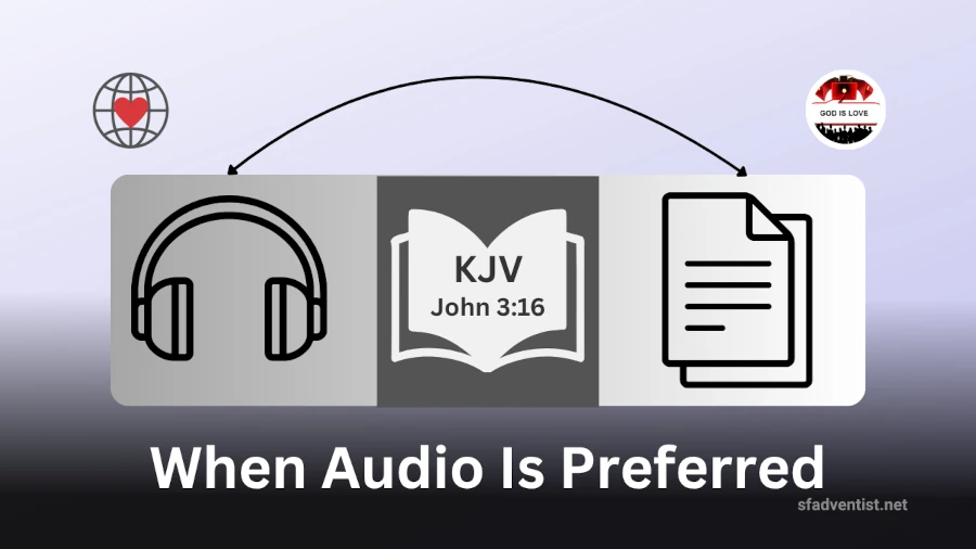 When Audio Is Preferred.
